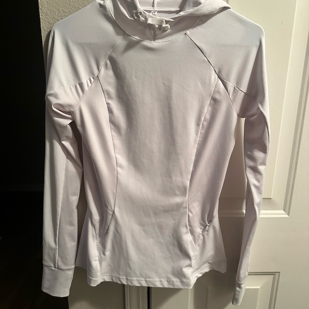 Fabletics White Alecia Performance Pullover Size … - image 1